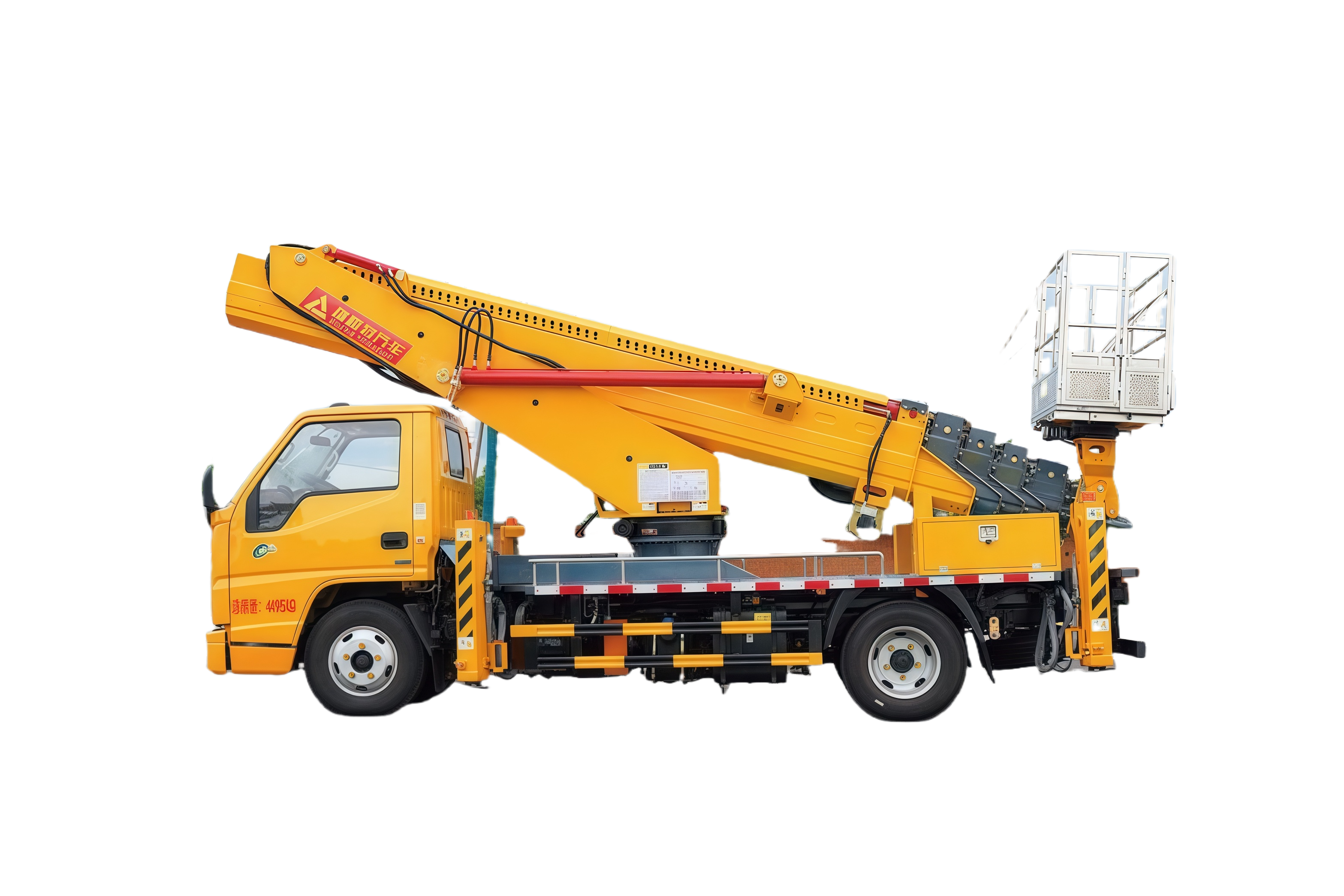 Compact aerial work platform