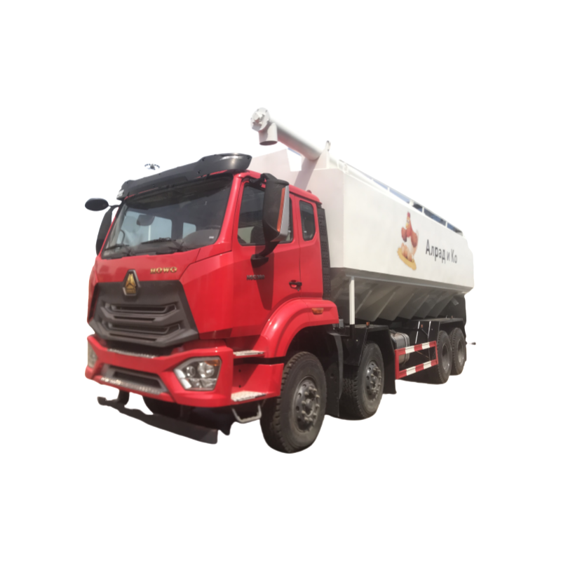 45cbm 38cbm SINOTRUK HOWO 8*4 livestock bulk feed truck