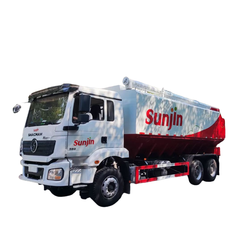 20Tons aluminum SHACMAN feed truck 6x4 for sale