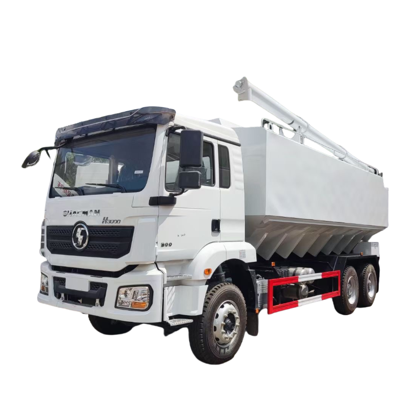 20Tons aluminum SHACMAN feed truck 6x4 for sale