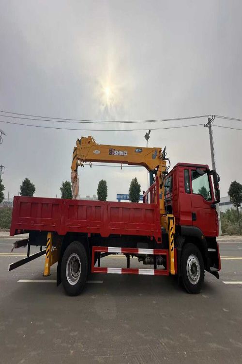 8-ton 5-section straight arm crane