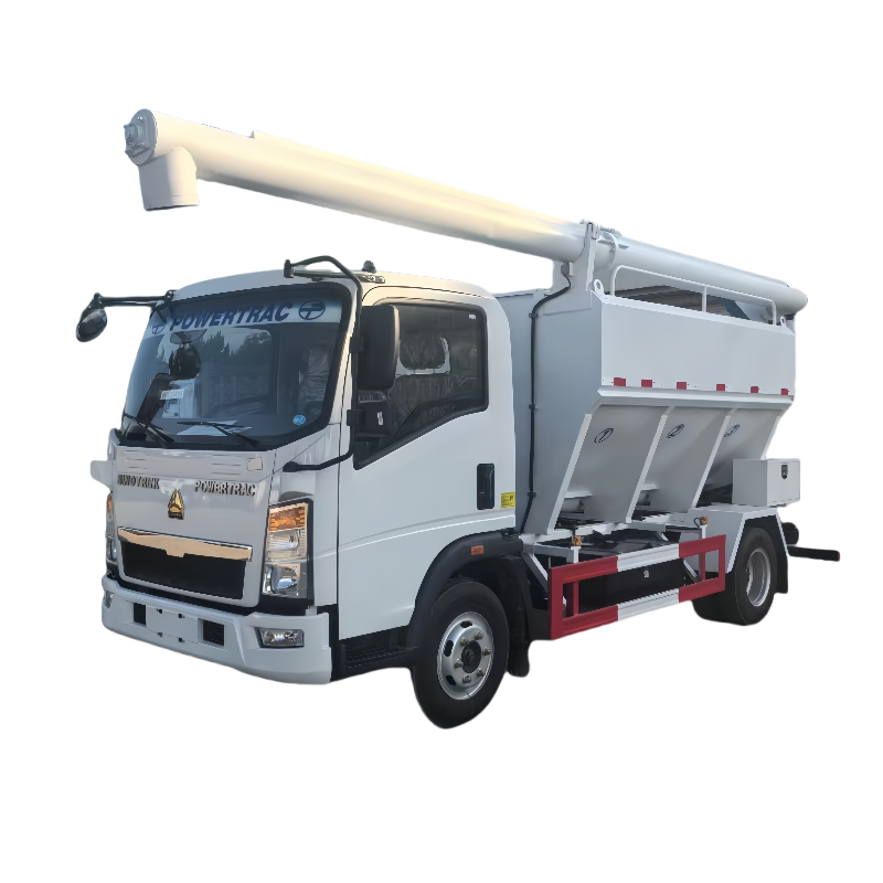 SINOTRUK HOWO 4X2 small 8cbm 12cbm small feed truck