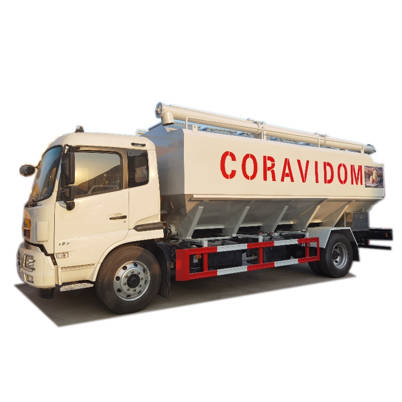 best selling 10tons dongfeng bulk feed transport truck for sale