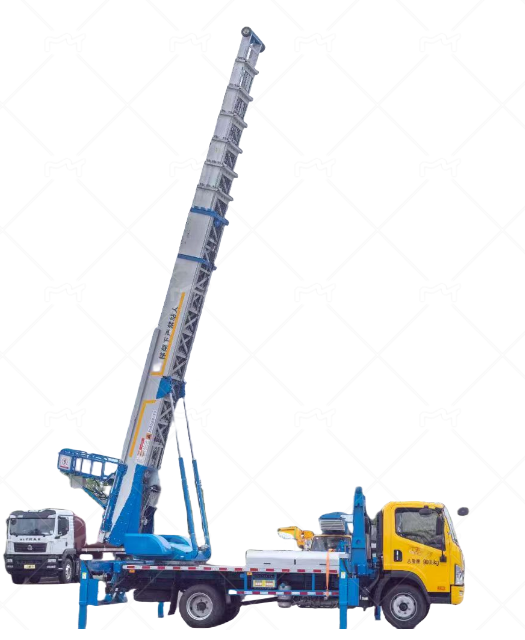 Cloud ladder moving vehicle