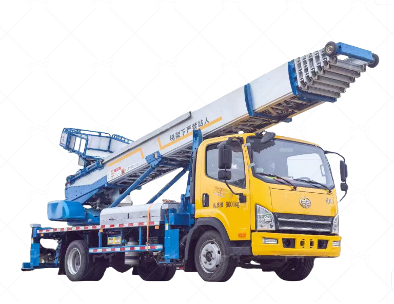 Cloud ladder moving vehicle