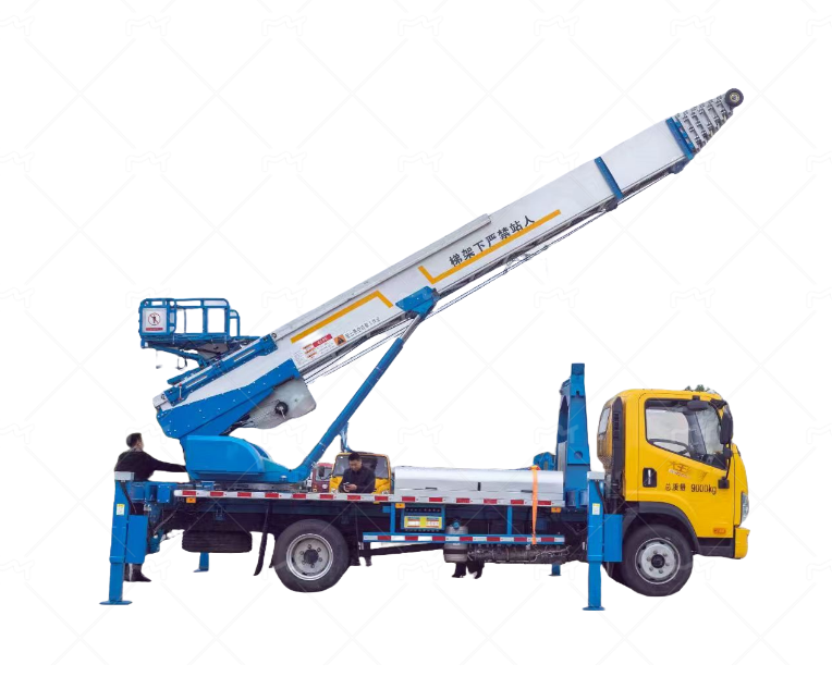 Cloud ladder moving vehicle