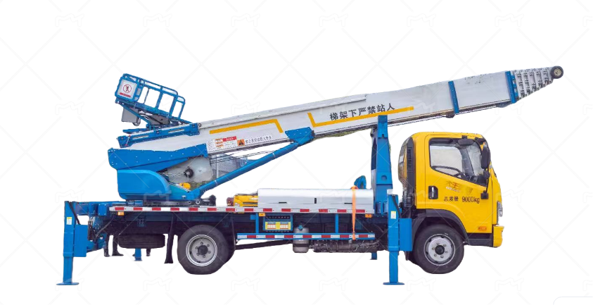 Cloud ladder moving vehicle