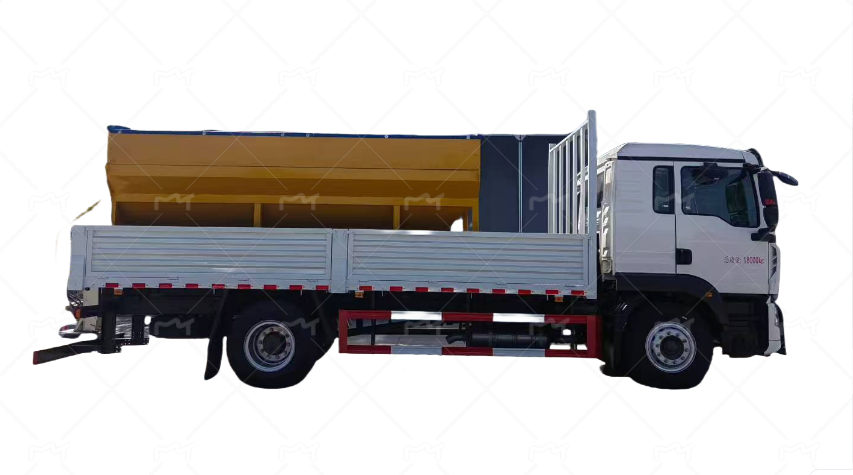 Road snow and ice removal vehicle