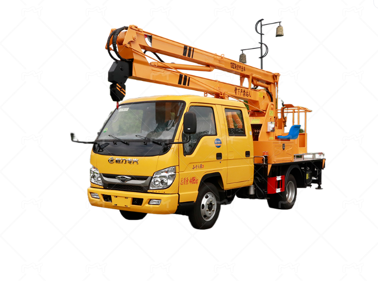 Folding arm aerial work platform