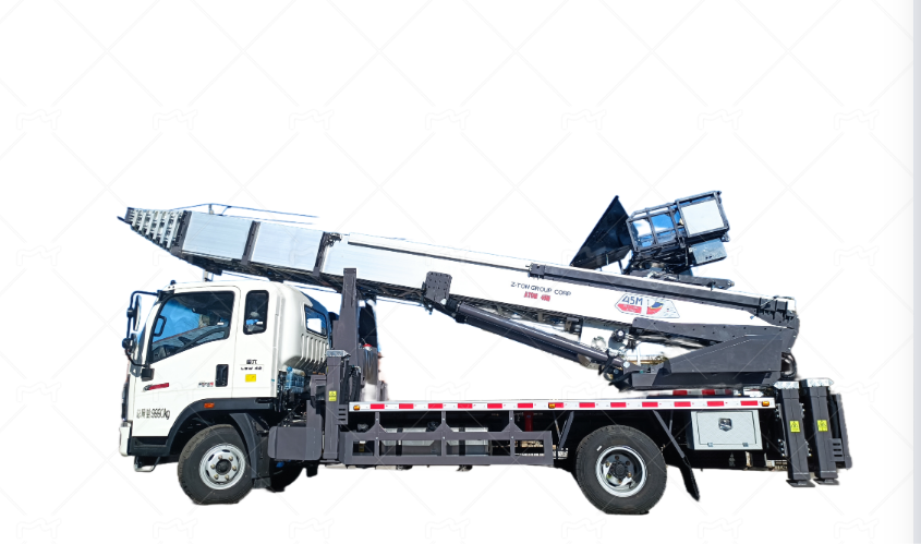 SINOTRUK HOWO 45M meter aerial ladder truck for sale