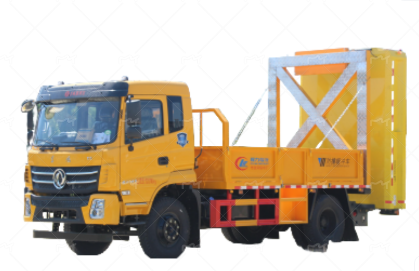 High speed collision buffer vehicle