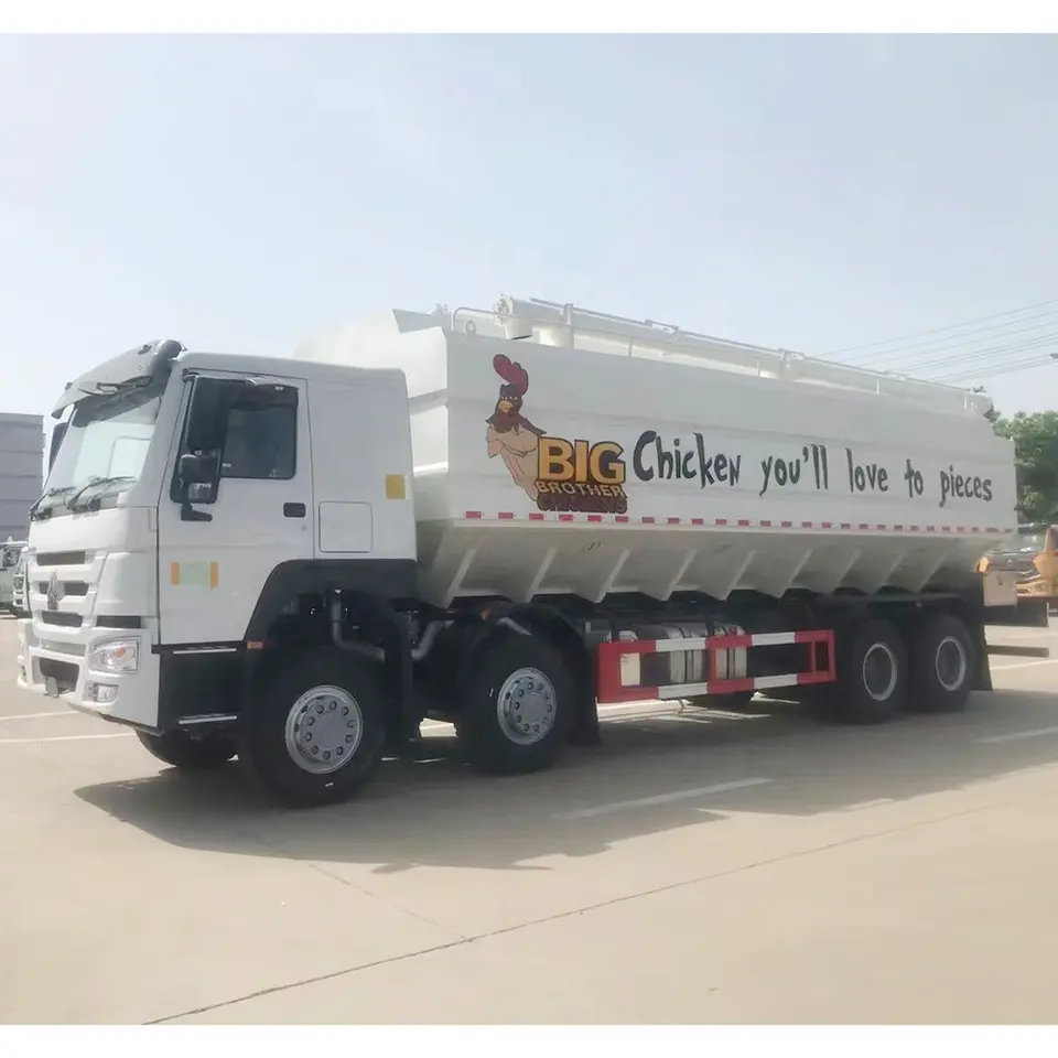 bulk feed transport vehicle