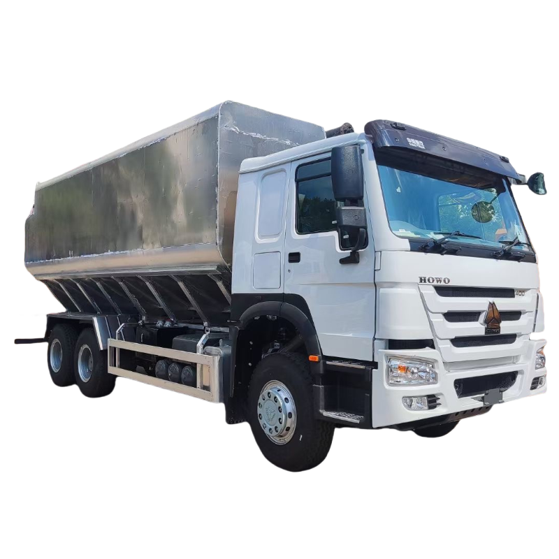 32CBM 15Tons HOWO bulk feed transport trucks for sale