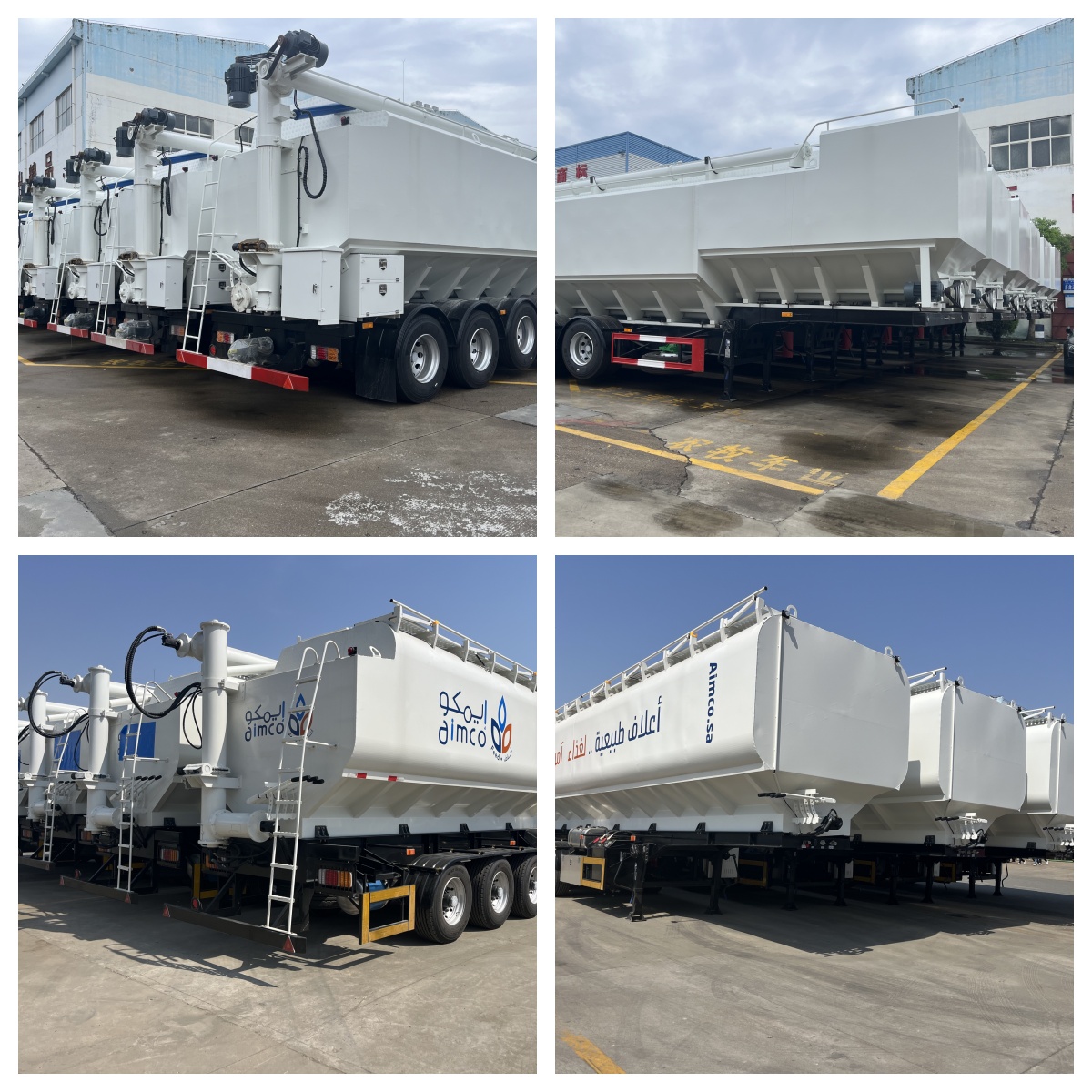 bulk feed silo semi trailer