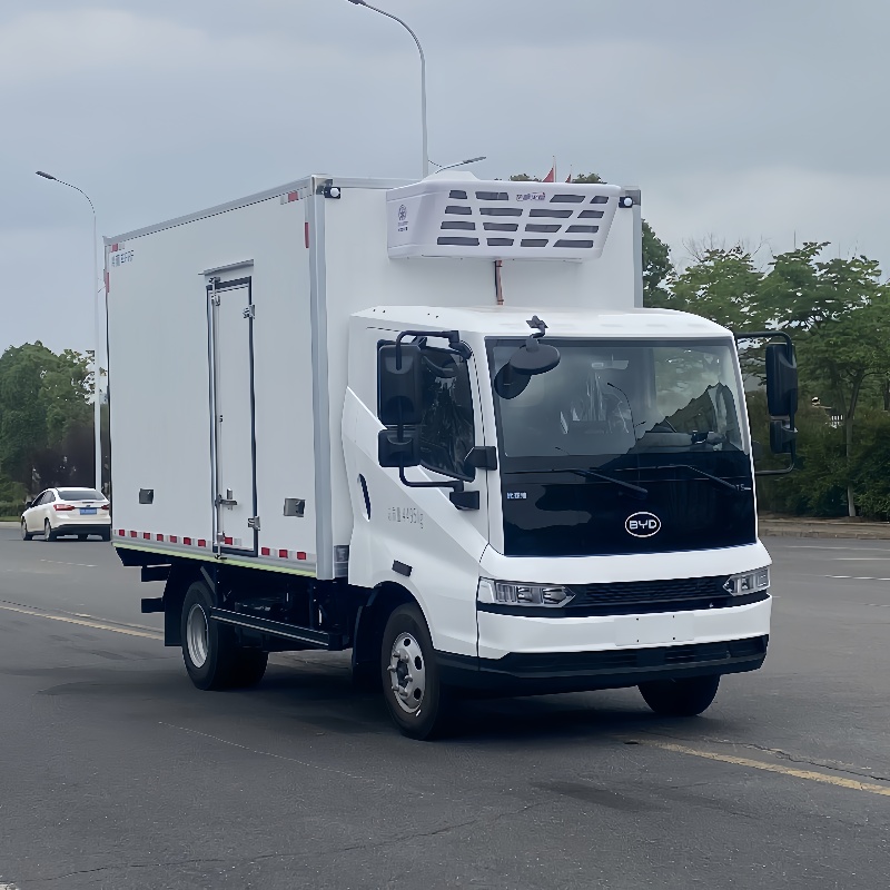 BYD hybrid small refrigerated truck for sale