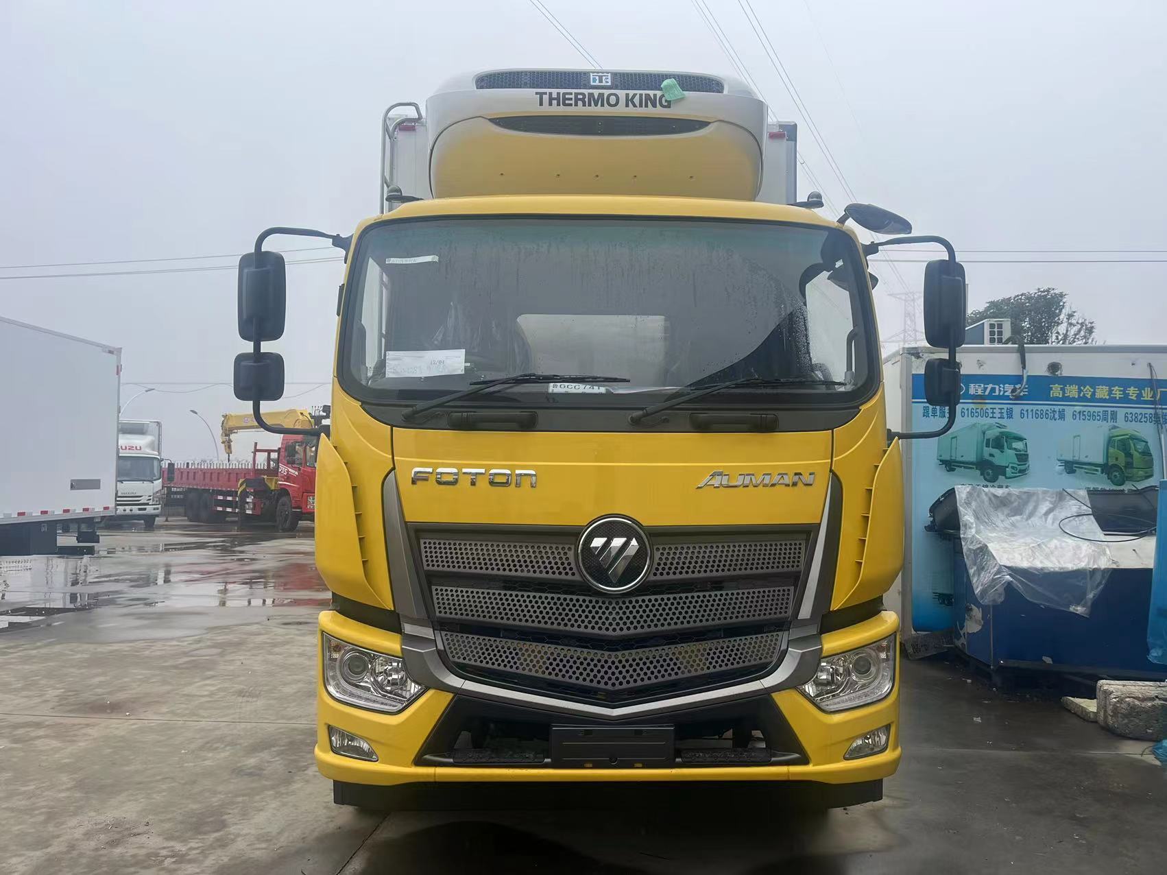 CUMMINS engine 15tons FOTON refrigerated truck for sale