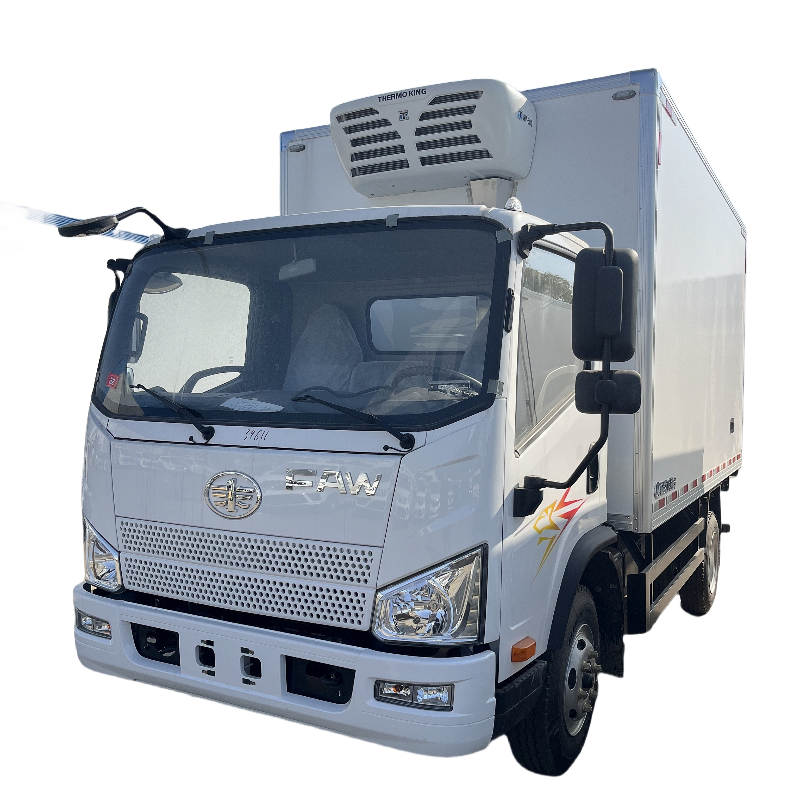 FAW small light duty refrigerated truck for sale