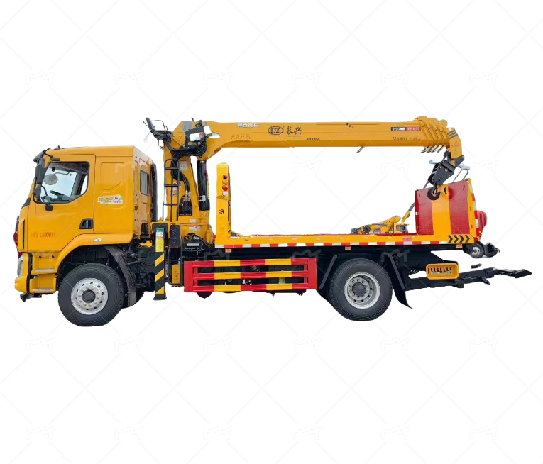 Obstacle clearing and rescue vehicles with cranes for sale-hiab recovery truck