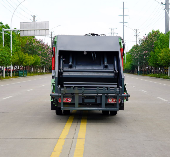 Electric compressed garbage truck for sale-refuse compactor truck for sale