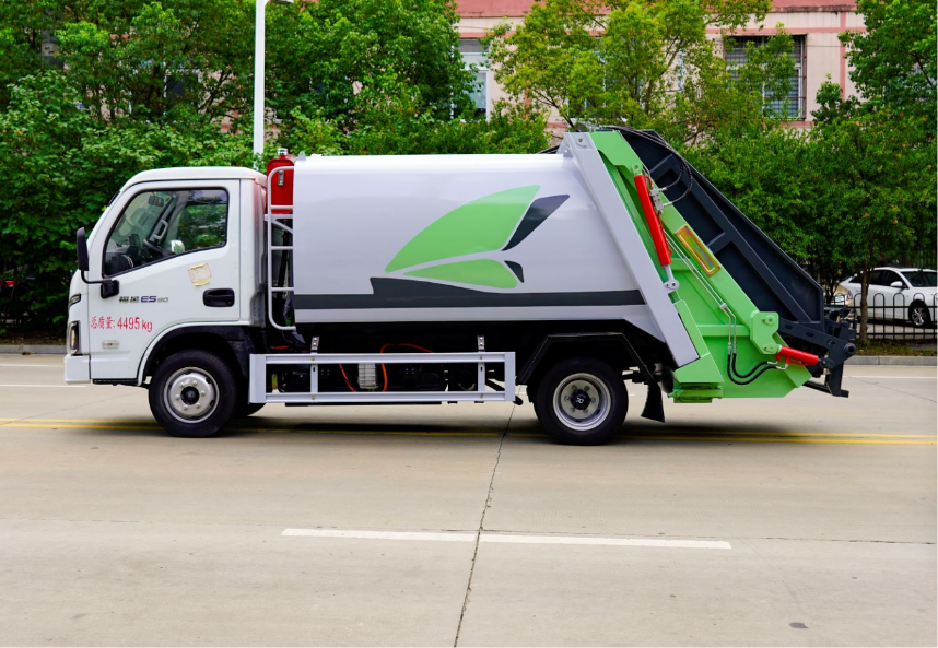Electric compressed garbage truck for sale-refuse compactor truck for sale