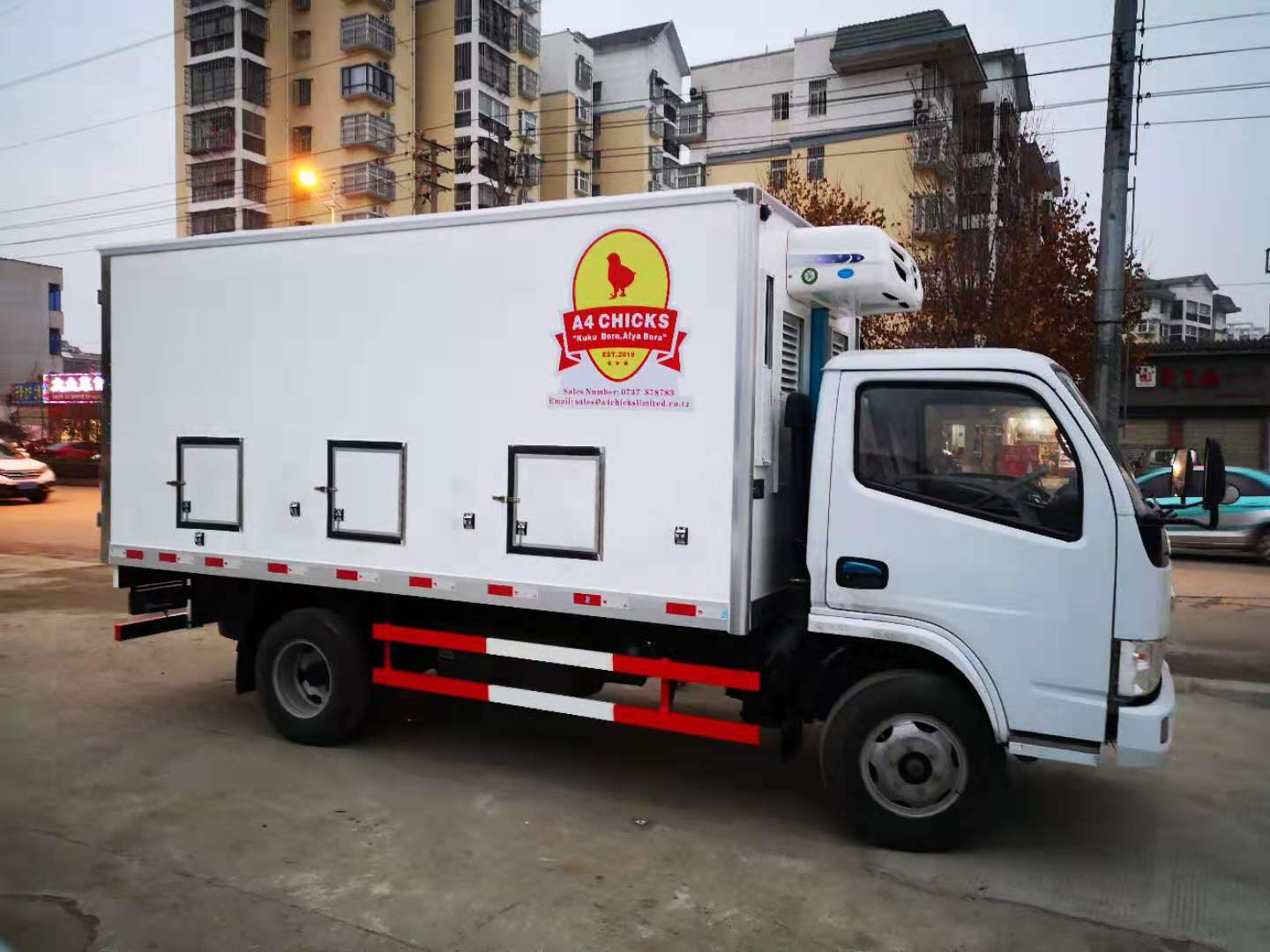 dongfeng small poultry day old chick transported truck for sale