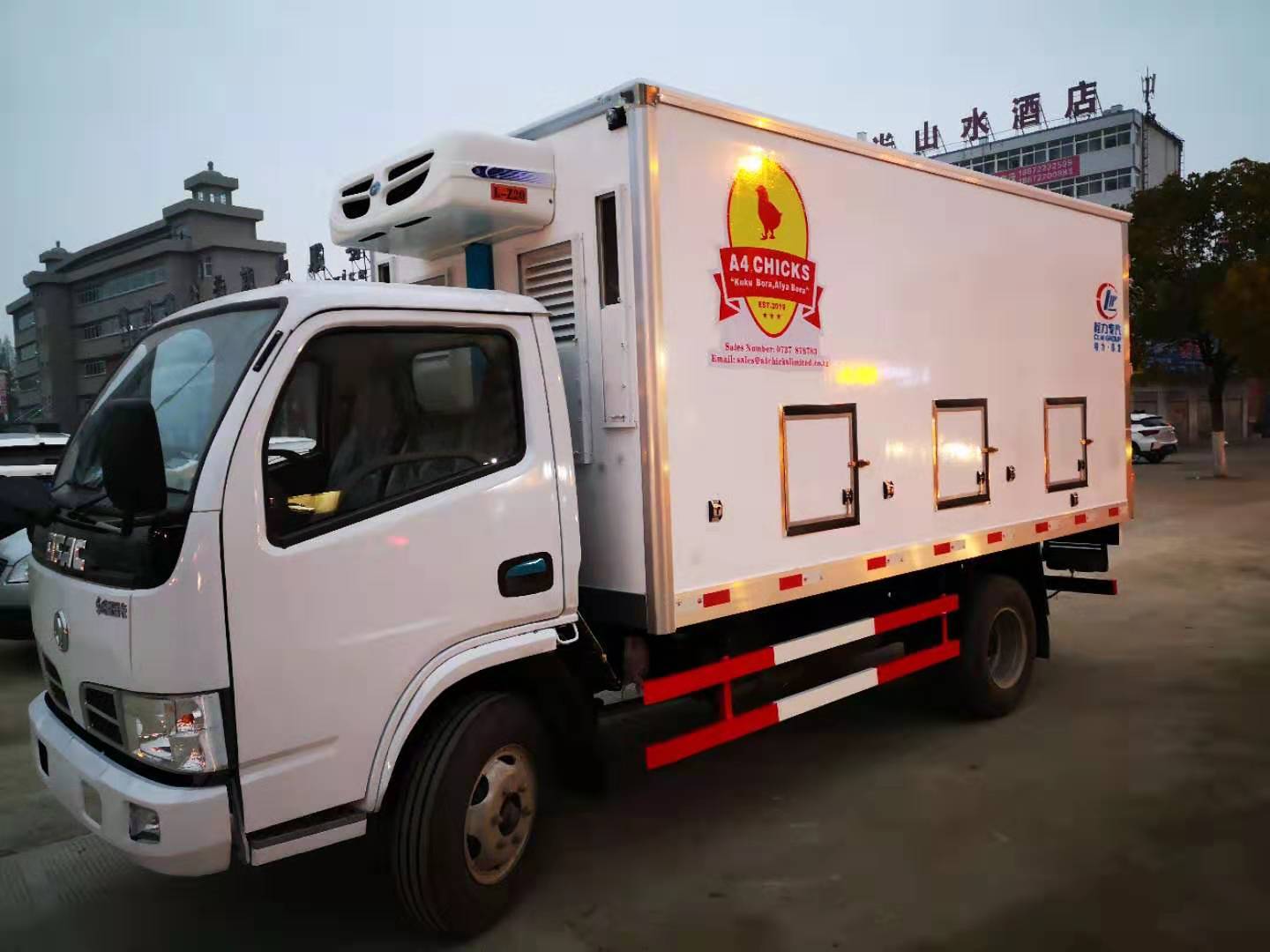 dongfeng small poultry day old chick transported truck for sale
