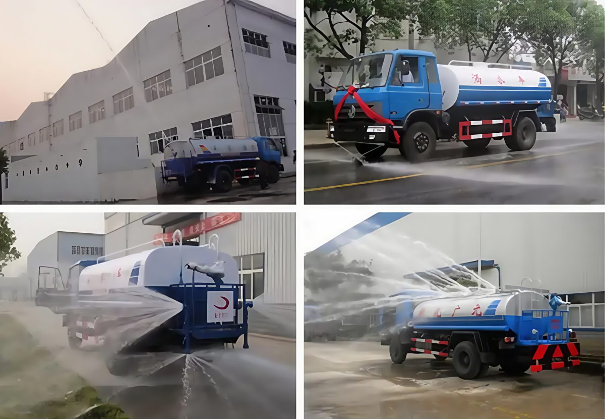 water sprinkler truck