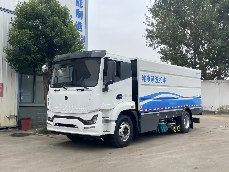 New energy electric power road sweeper truck for sale