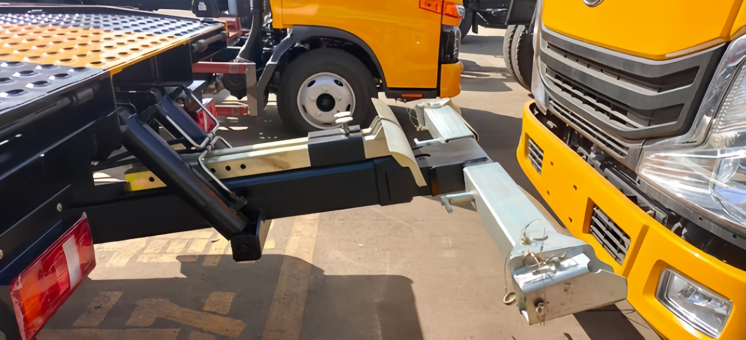 flatbed tow truck
