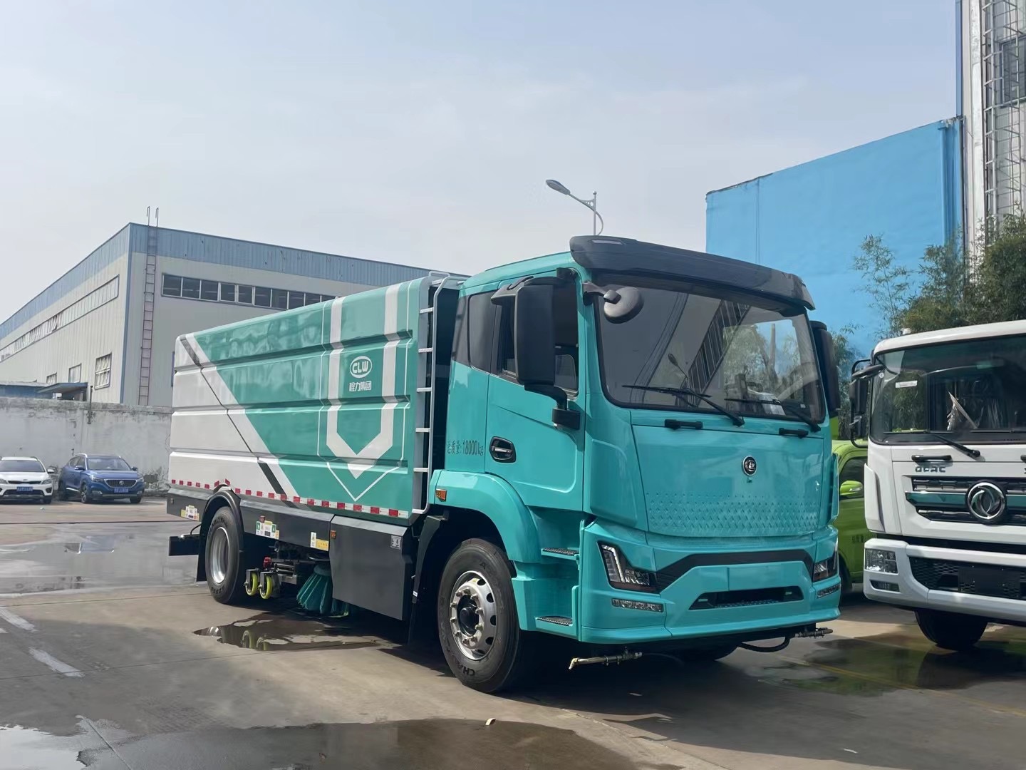 18t pure electric washing and sweeping vehicle