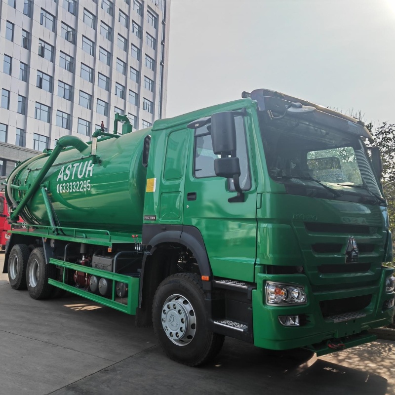 16cbm 20cbm SINOTRUK HOWO vacuum sewage suction truck for sale