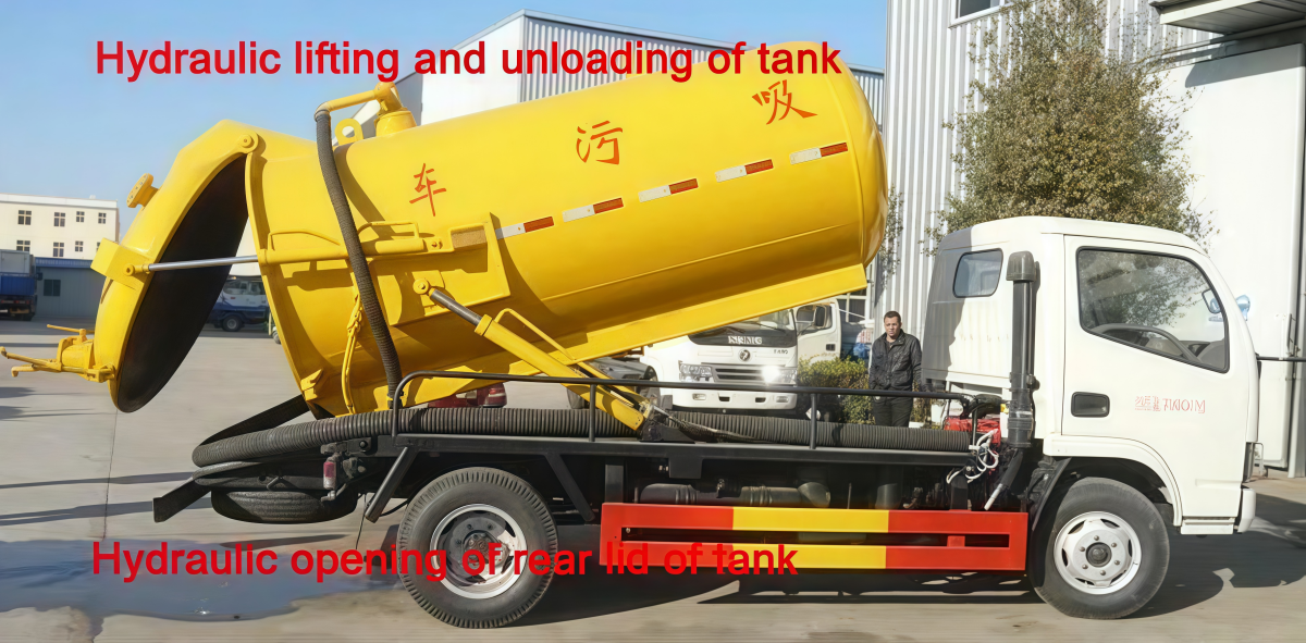 vacuum sewage suction truck