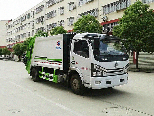Camion à ordures compressées Dongfeng de 10 tonnes