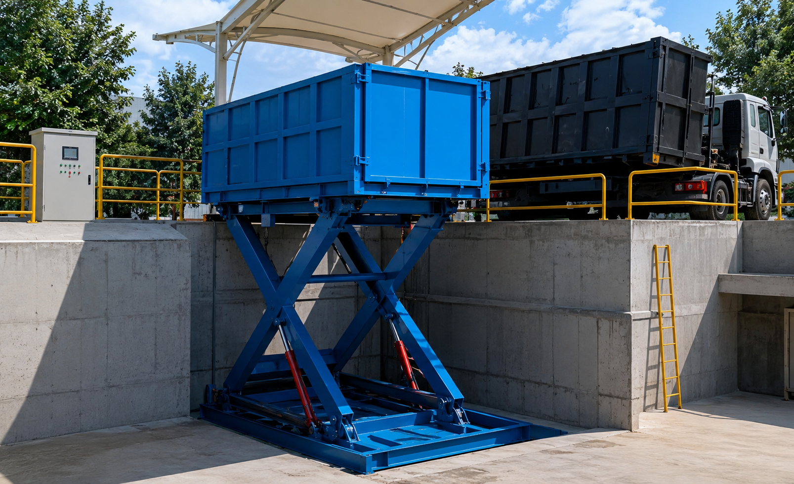 Buried Horizontal Garbage Compression Station