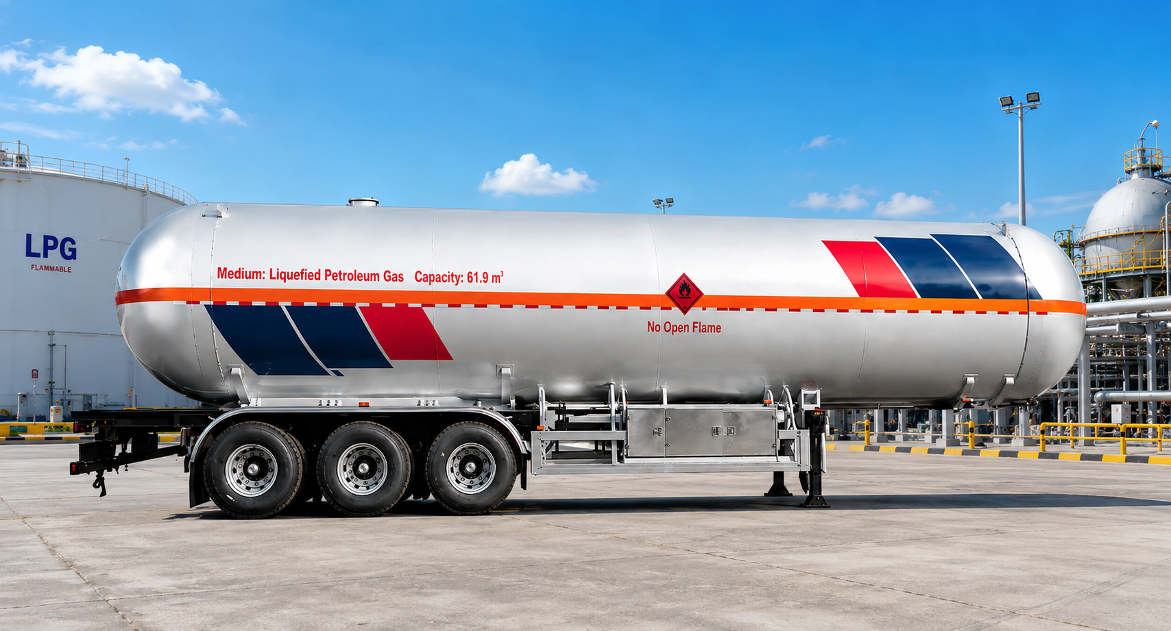 pentane semi-trailer tanker