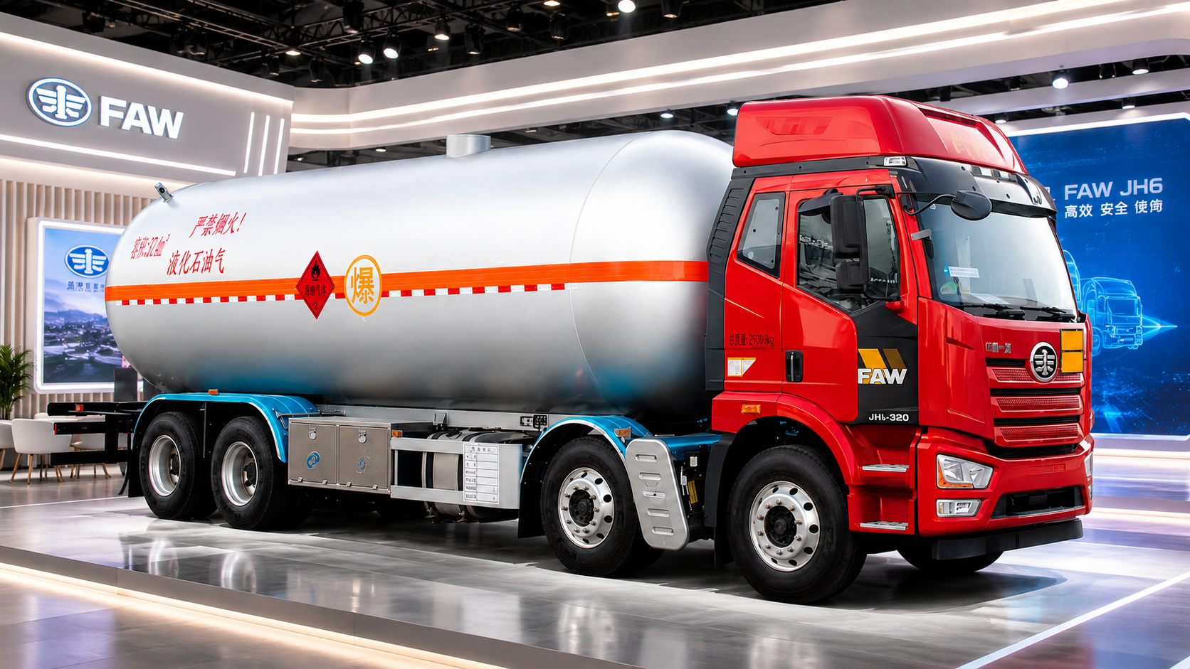 8x4 LPG tank truck