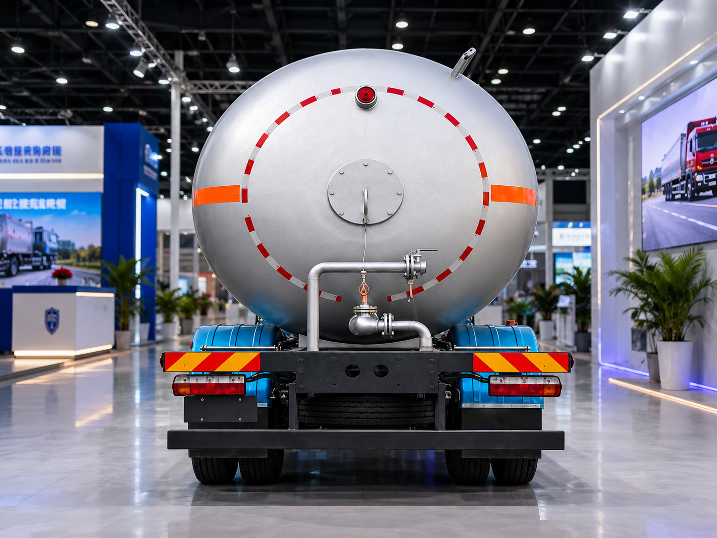 liquefied petroleum gas tank truck