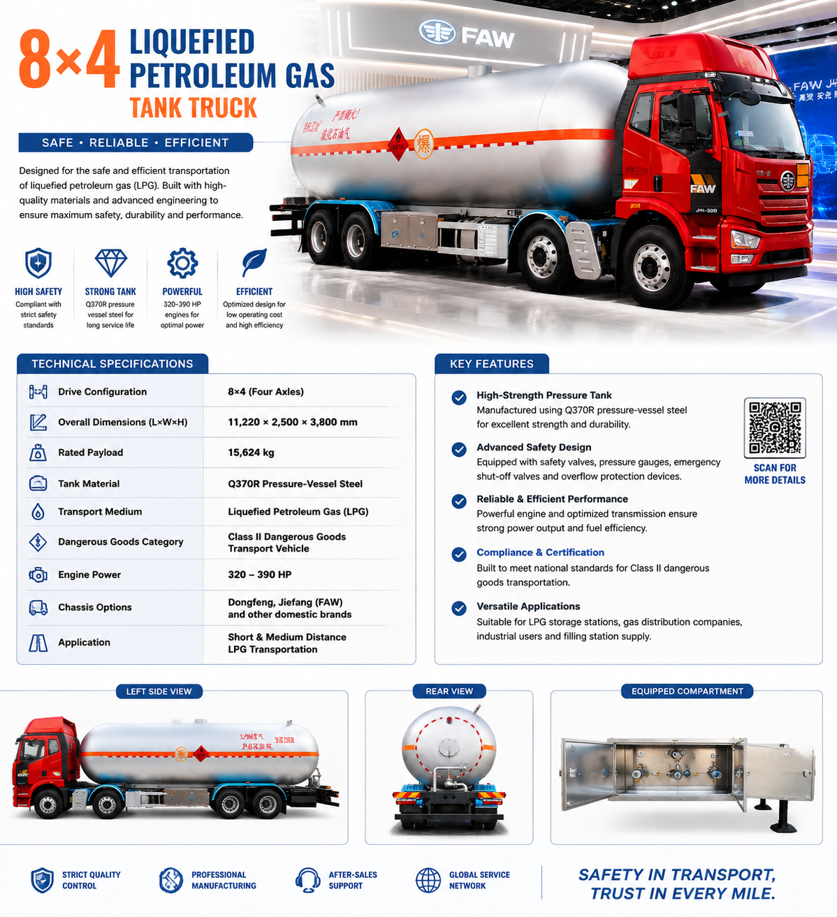 Class II dangerous goods tanker