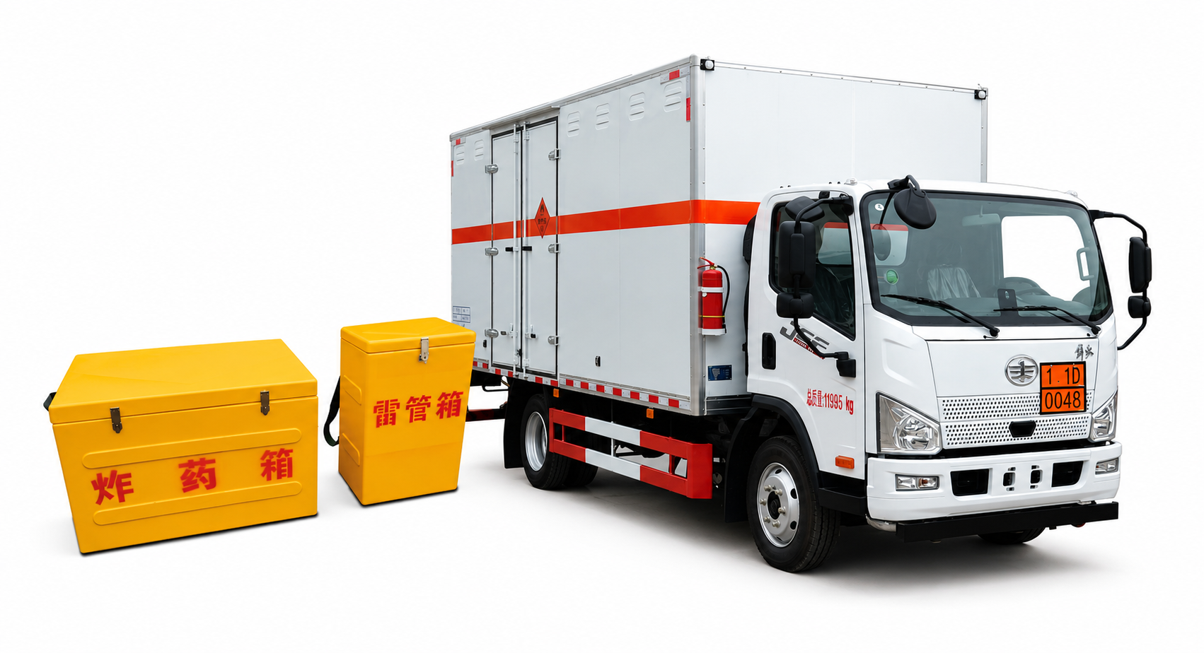 Multi-Chassis 10-Ton Class 1 Explosive Materials Transport Vehicle