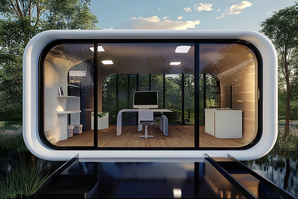SPACE D1 apple cabin house : Your Getaway to a Productive Workday capsule houses for sale