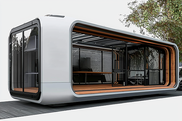 SPACE D7 apple cabin house prefab capsule house factory