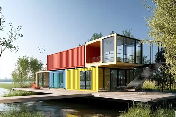 Rotating Shipping Container House shipping container luxury homes