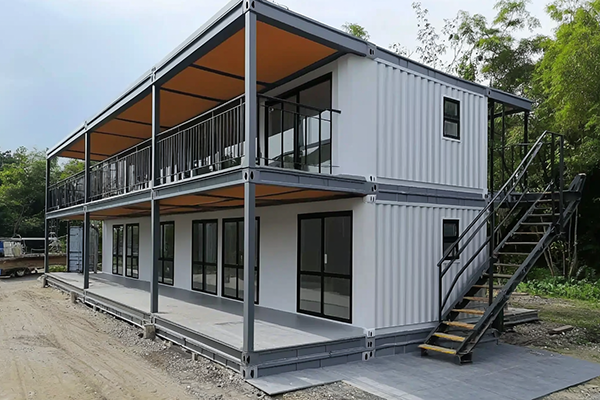 T type prefabricated shipping container houses prefabricated container home
