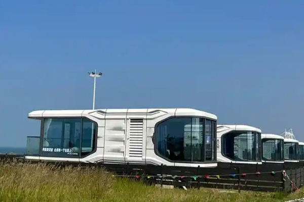 New energy space capsule house: the future city is mobile and breathing