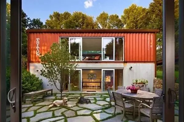 What are the steps to build a container house?