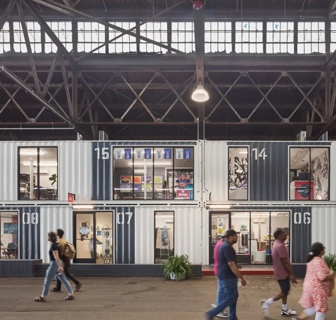 installation container houses