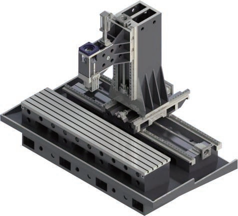 High-efficiency aluminumprofile processing michine