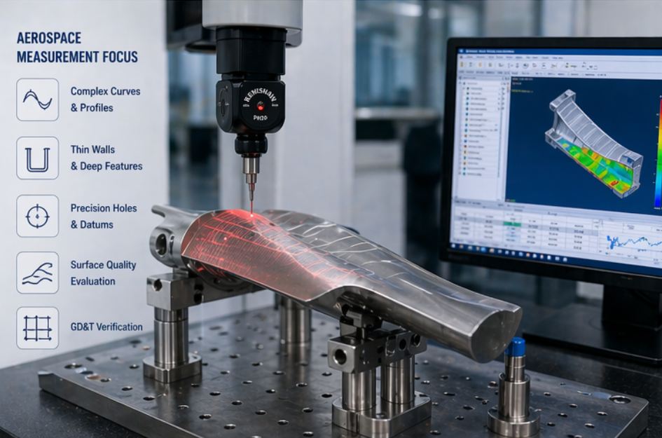 Coordinate Measuring Machine For Aerospace Parts