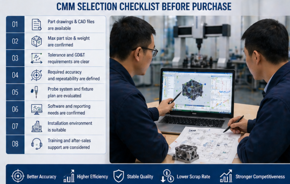 CMM For CNC Machined Parts