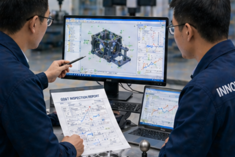 كيفية استخدام برنامج قياس CMM لفحص GD&T